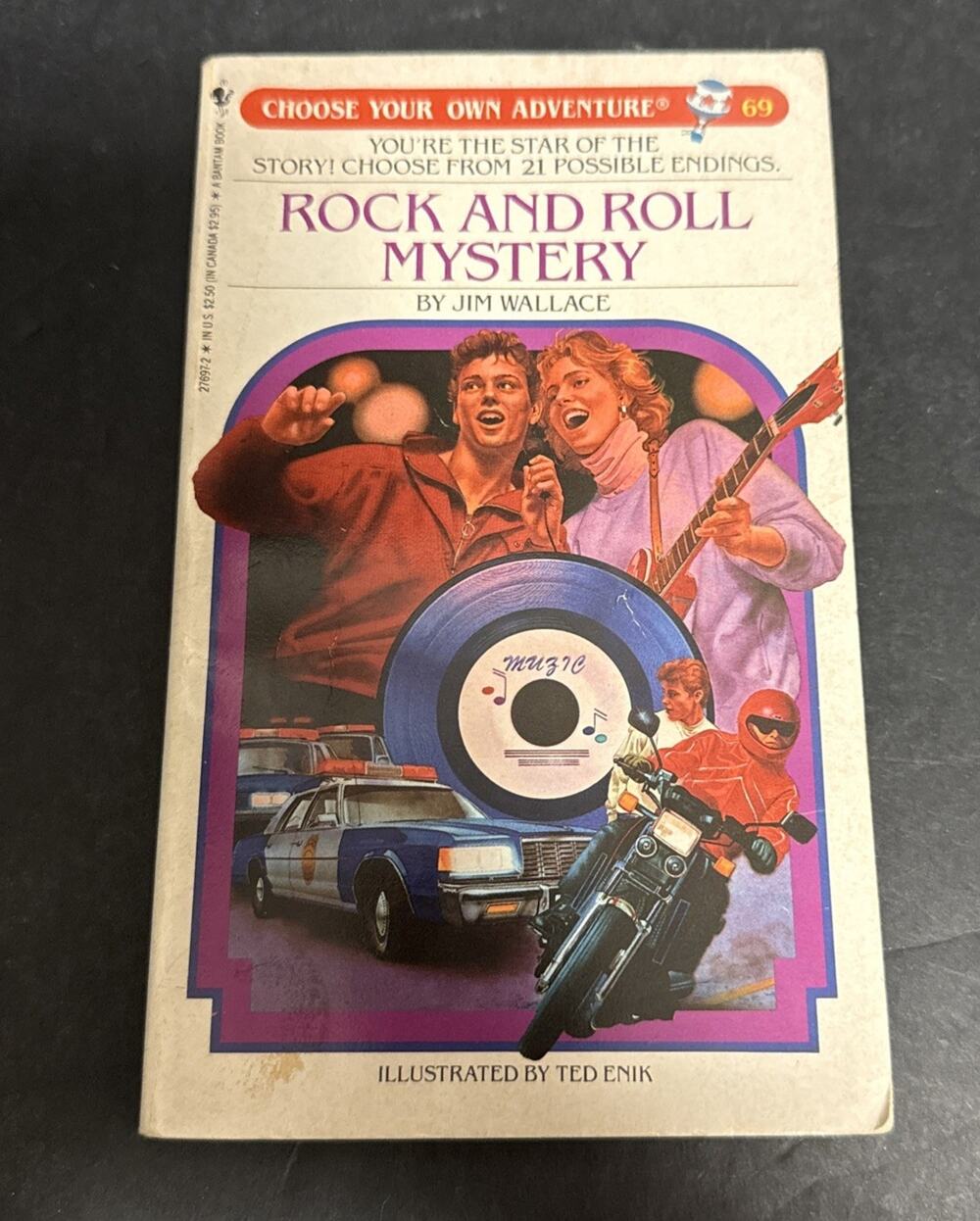 Choose Your Own Adventure 69 Rock and Roll Mystery CYOA 1st Printing 1987